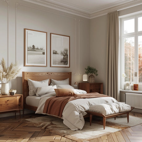 Hoe creëer je een gezellige slaapkamer met posters?