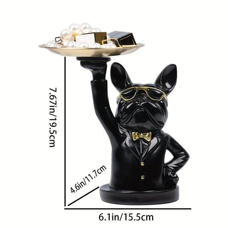 Bulldog Chic Opbergstandbeeld Woondecoratie voor Thuis