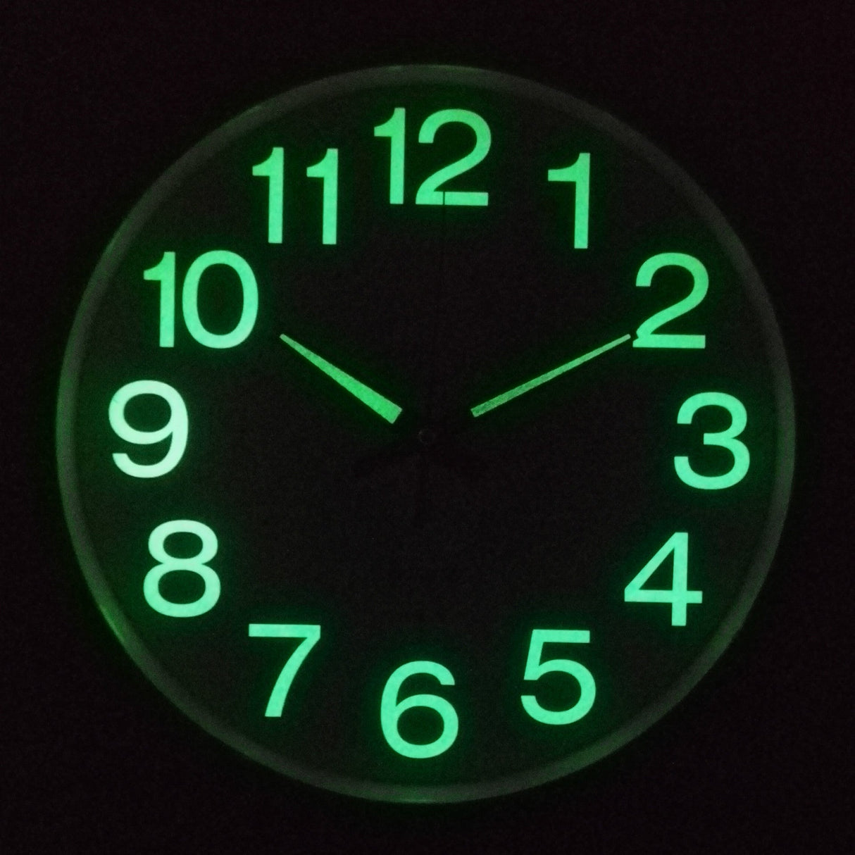 Glow-in-the-Dark Klok - 30 cm Diameter