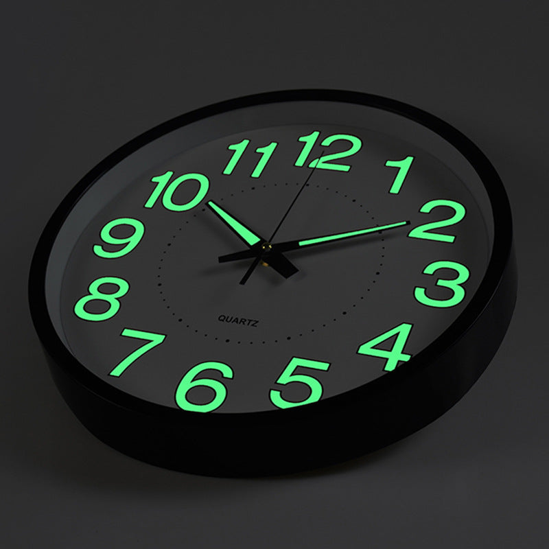 Glow-in-the-Dark Klok - 30 cm Diameter