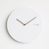 PureTime™ - Klassieke Witte Wandklok voor Elke Kamer