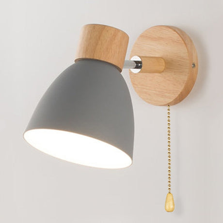 Nordluxa - Scandinavische hangende wandlamp van hout