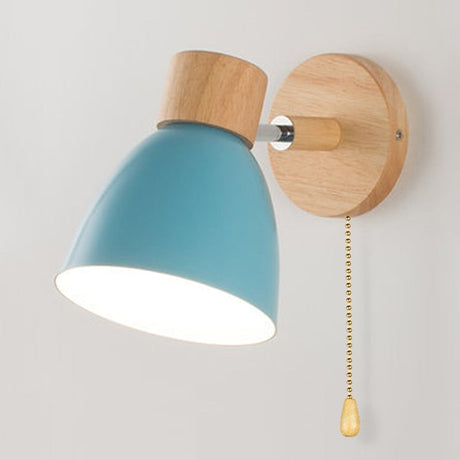 Nordluxa - Scandinavische hangende wandlamp van hout