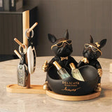 Chic Bulldog Standbeeld Woondecoratie voor Thuis