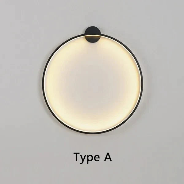 LumaOrbit - Minimalistische ronde Wandlamp