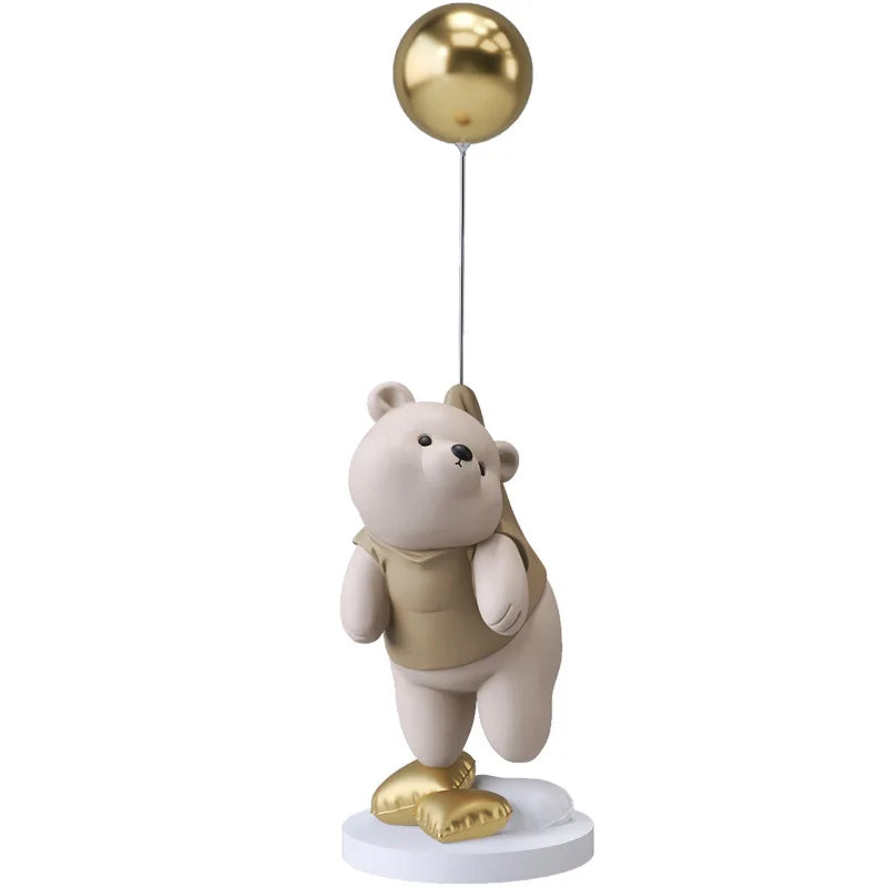 Ballon Ijsbeer Hars Ornamenten - Woondecoratie