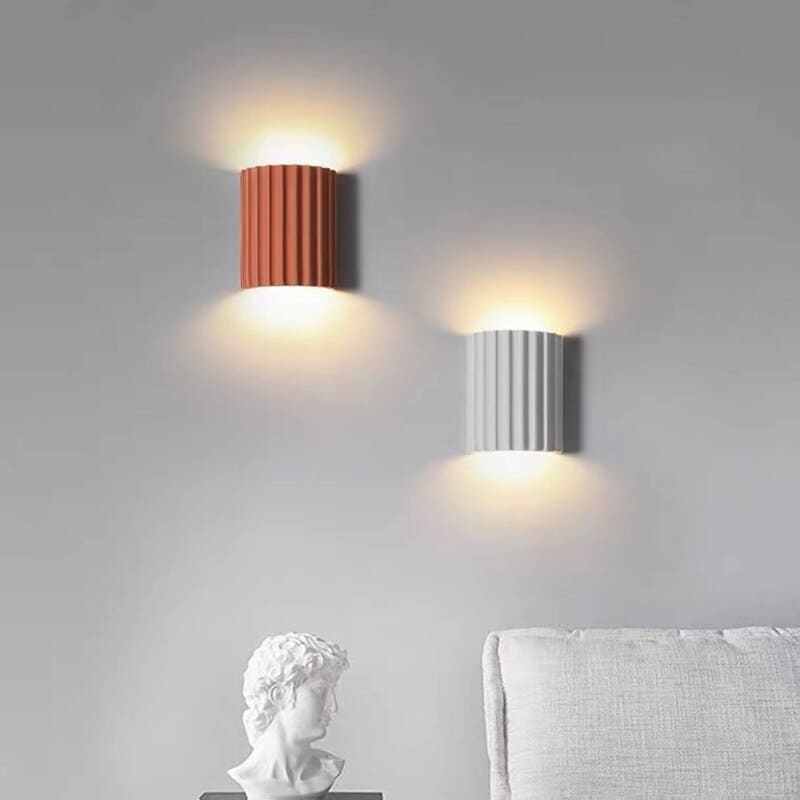 Moderne halfronde wandlamp voor in huis