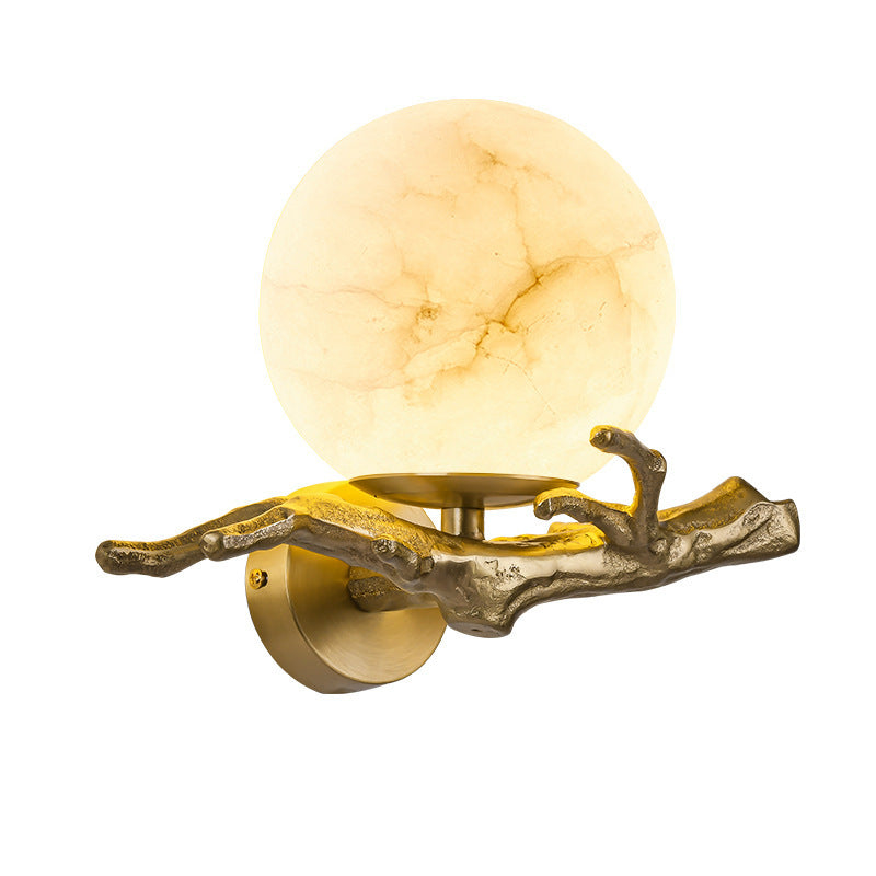 LumaSphere Marmeren wandlamp