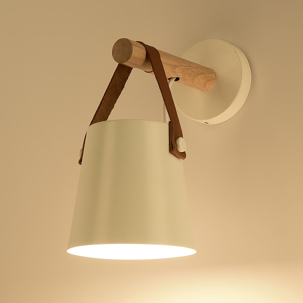 Gleamira Wandlamp van hout