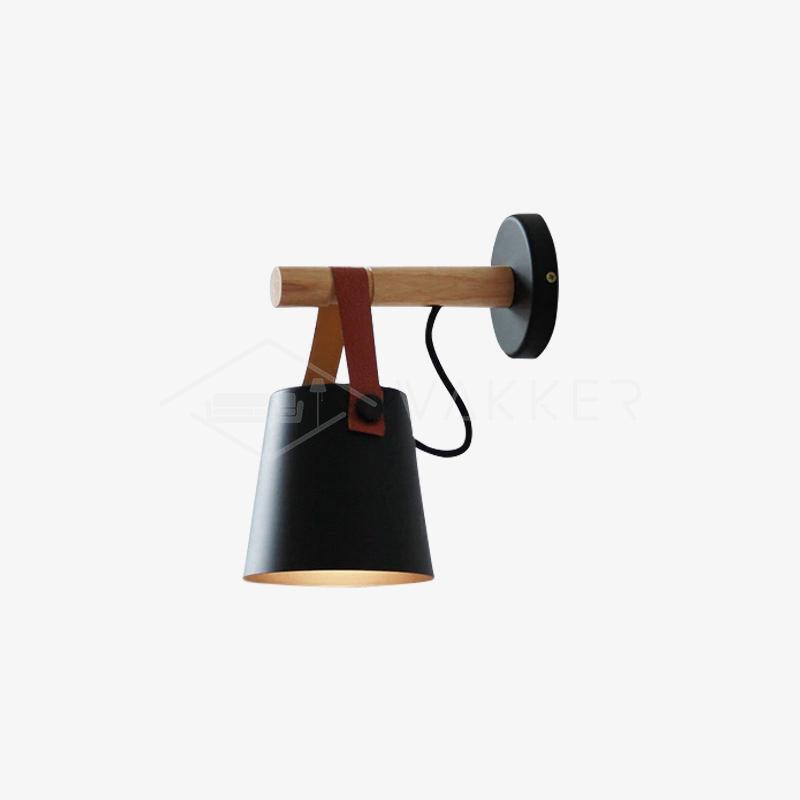 Gleamira Wandlamp van hout