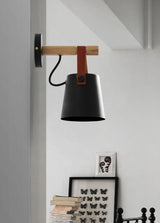 Gleamira Wandlamp van hout