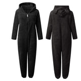 SnugglePaws™ - Superzachte Fleece Onesie met Berenoortjes