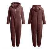 SnugglePaws™ - Superzachte Fleece Onesie met Berenoortjes