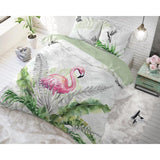 Dreamhouse Flamingo Splash-dekbedovertrek