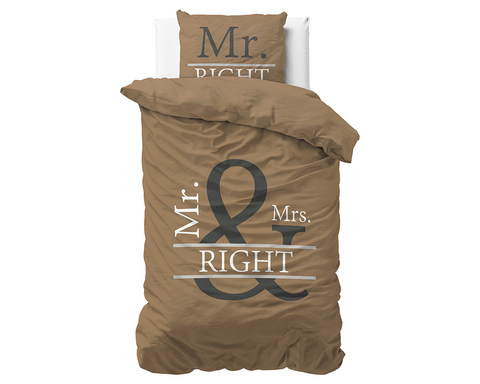 Image of DREAMHOUSE MR AND MRS RIGHT 2 TAUPE Katoen