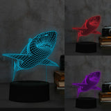 LED-lamp iTotal 3D Haai 12,1 x 4 x 20,7 cm Plastic 4 W 21 cm