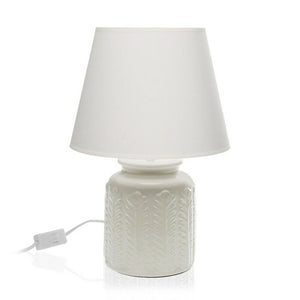 Bureaulamp Keramisch Textiel (25 x 36 x 25 cm)