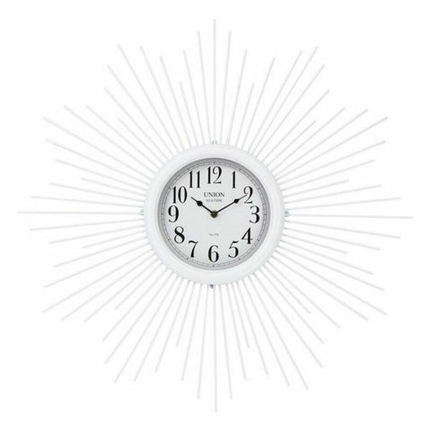 Image of Horloge Hout MDF/Metaal (68 x 6,5 x 68 cm)