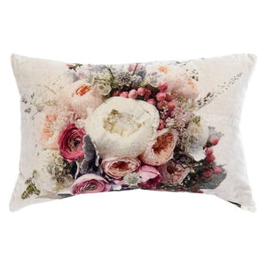 Kussen DKD Home Decor Fluweel Multicolour (50 x 30 cm)