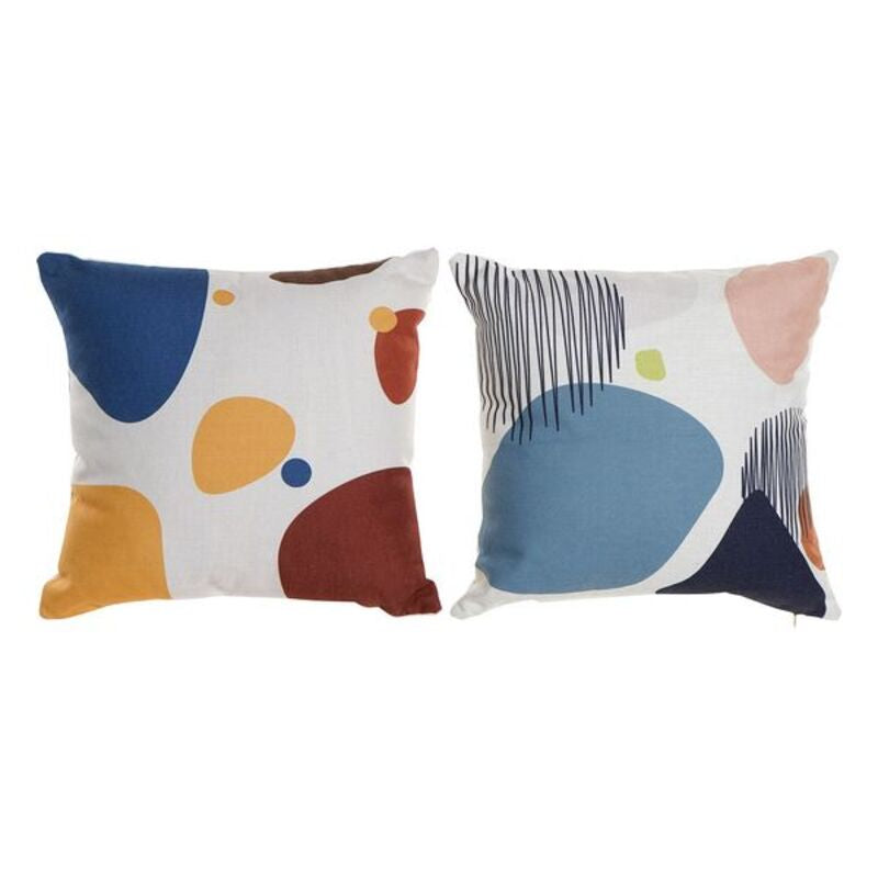 Kussen DKD Home Decor Abstract Polyester (45 x 45 cm) (2 pcs)