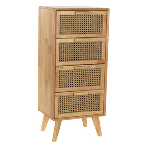 Ladenkast DKD Home Decor Natuurlijk rubber Rotan (40 x 30 x 90 cm)