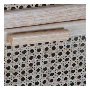 Ladenkast DKD Home Decor Natuurlijk rubber Rotan (40 x 30 x 90 cm)