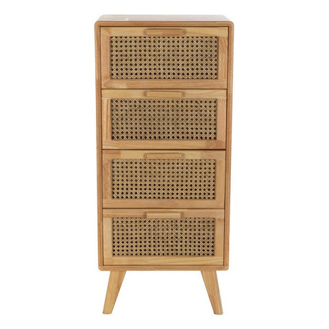 Image of Ladenkast DKD Home Decor Natuurlijk rubber Rotan (40 x 30 x 90 cm)