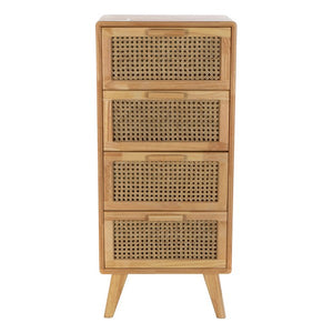 Ladenkast DKD Home Decor Natuurlijk rubber Rotan (40 x 30 x 90 cm)