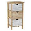 Ladenkast DKD Home Decor Wit Paulownia hout Natuurlijk (34 x 25 x 62 cm)