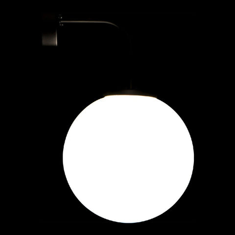 Image of Muurlamp DKD Home Decor Bol Wit Zwart Metaal Kristal (20 x 25 x 35 cm)