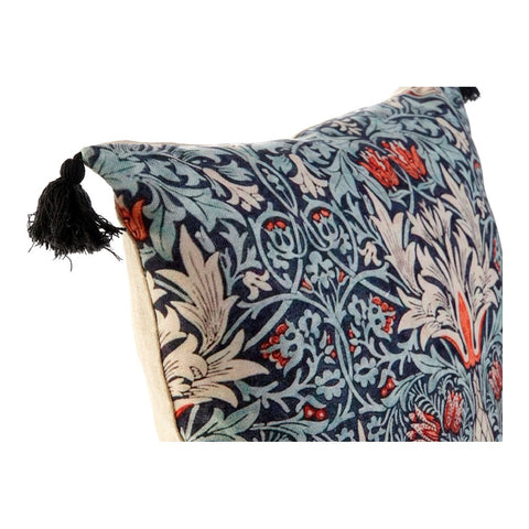 Image of Kussen DKD Home Decor Pompons Multicolour Linnen Polyester (2 pcs) (45 x 11 x 45 cm)