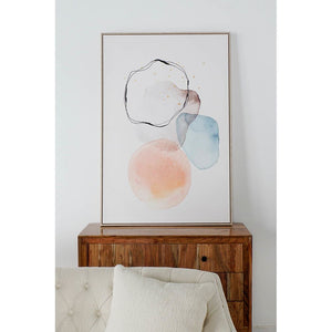 Schilderij DKD Home Decor polyestyreen Abstract (2 pcs) (80 x 4.3 x 120 cm)