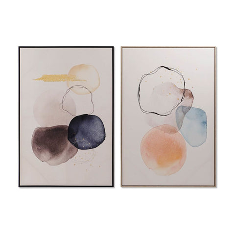 Image of Schilderij DKD Home Decor polyestyreen Abstract (2 pcs) (80 x 4.3 x 120 cm)