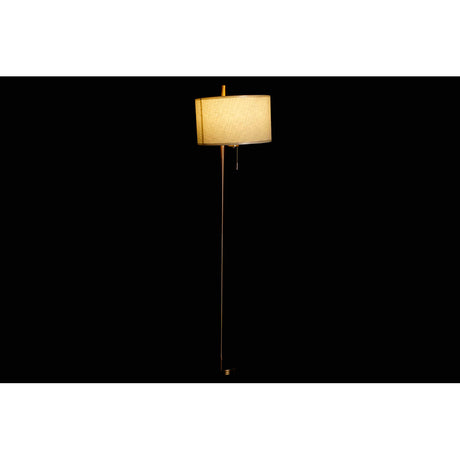 Vloerlamp DKD Home Decor Beige Polyester Metaal Gouden 40 W (38 x 38 x 156 cm)