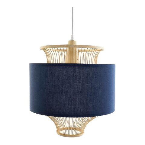 Image of Plafondlamp DKD Home Decor Polyester Bamboe (40 x 40 x 52 cm)