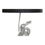 Bureaulamp DKD Home Decor Zwart Zilver Polyester Acryl Hars (33 x 33 x 74 cm)