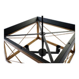 Plafondlamp DKD Home Decor Hout Metaal (50 x 50 x 130 cm)