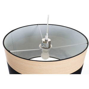 Plafondlamp DKD Home Decor Wit Zwart Polyester (2 pcs) (38 x 38 x 25 cm)