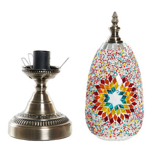 Bureaulamp DKD Home Decor Metaal Kristal (2 pcs) (14 x 14 x 43 cm)