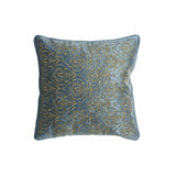Kussen DKD Home Decor Blauw Polyester Fluweel Gouden (45 x 10 x 45 cm)