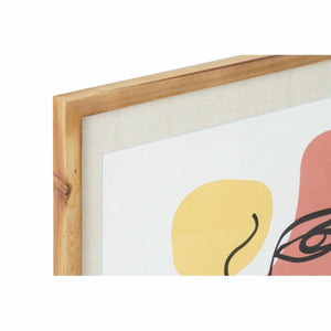 Schilderij DKD Home Decor Kristal Abstract Hout MDF (2 pcs) (55 x 2 x 70 cm)