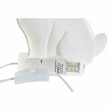 Bureaulamp DKD Home Decor Wit Porselein LED Hond (25 x 10 x 19 cm)