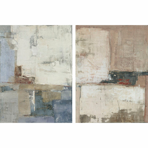 Image of Schilderij DKD Home Decor Abstract (90 x 2.4 x 120 cm) (2 pcs)