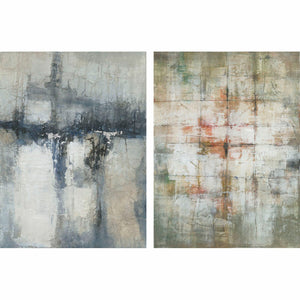 Schilderij DKD Home Decor Abstract (90 x 2.4 x 120 cm) (2 pcs)