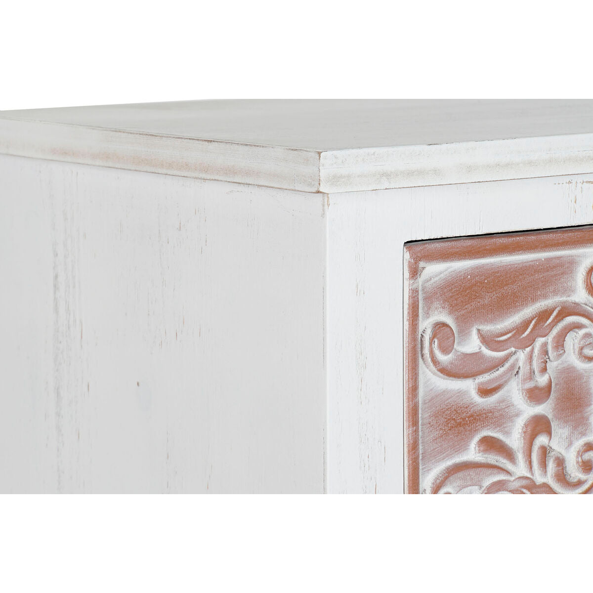 Ladenkast DKD Home Decor Bruin MDF Wit Donker grijs Arabisch (80 x 40 x 86 cm)