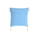 Kussen DKD Home Decor Blauw Polyester Katoen Wit (40 x 15 x 40 cm)