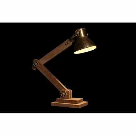 Bureaulamp DKD Home Decor Gouden Bruin 220 V 50 W (50 x 15 x 65 cm)