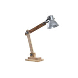 Bureaulamp DKD Home Decor Ziverachtig Bruin 220 V 50 W (50 x 15 x 65 cm)