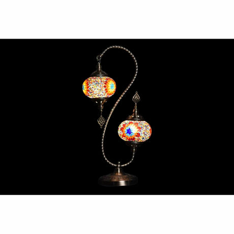 Bureaulamp DKD Home Decor Multicolour 220 V 50 W Arabisch (35 x 18 x 63 cm) (2 Stuks)