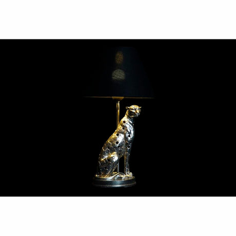 Bureaulamp DKD Home Decor Ziverachtig Zwart Gouden Koloniaal 220 V 50 W (26 x 26 x 46 cm) (2 Stuks)
